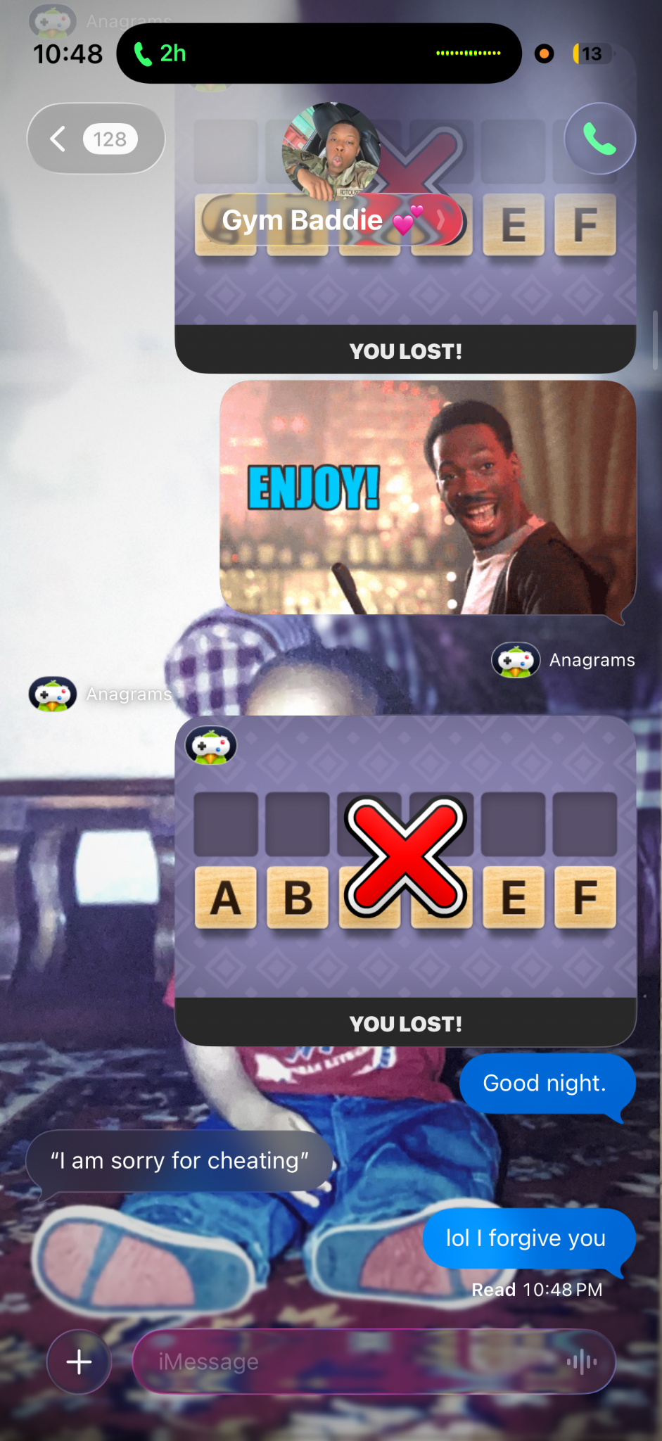 Our Anagrams game